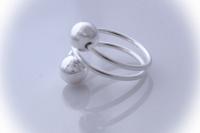 Adjustable Ring - Open Ball Design- Stainless Steel