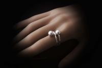 Adjustable Ring - Open Ball Design- Stainless Steel
