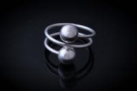 Adjustable Ring - Open Ball Design- Stainless Steel