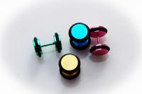 Fake ear plug designs from Chrissie C in the WOW Jewellery collection