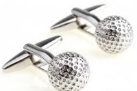 Golf Cufflinks in Stainless Steel - 2 Designs