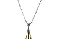 Bottle / Urn Pendant - Stainless steel - Ashes, essential oils & perfume