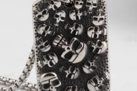 Skull Punk Tag Pendant - Stainless Steel