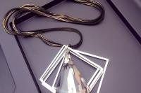 Statement Long Drop Crystal Necklace