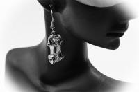Motorcycle Chain Earrings