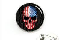 Skull - Glass Badges - Choice of 4