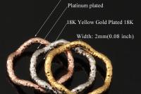 Triple Layer Stackable 3 Colour Ring