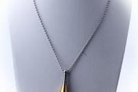 Bottle / Urn Pendant - Stainless steel - Ashes, essential oils & perfume