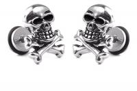 Skull & Crossbone Spooky Labrets