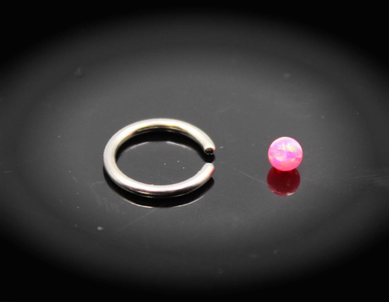 BCR Captive Ring With Opal