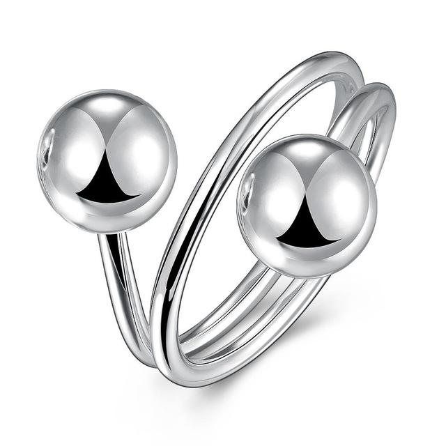 Adjustable Ring - Open Ball Design- Stainless Steel