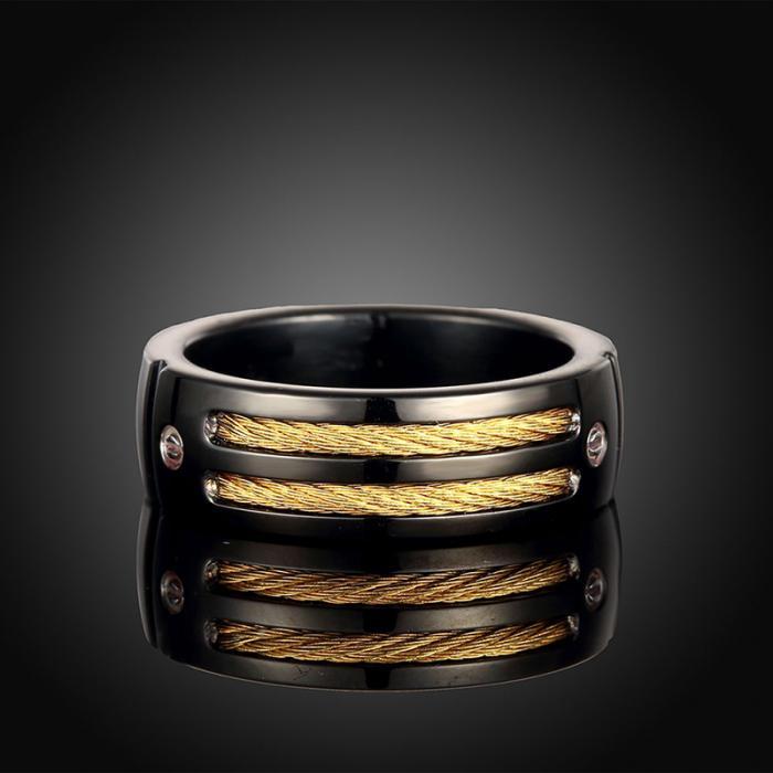 Titanium Ring - Cable & Screw Design - Unusual!