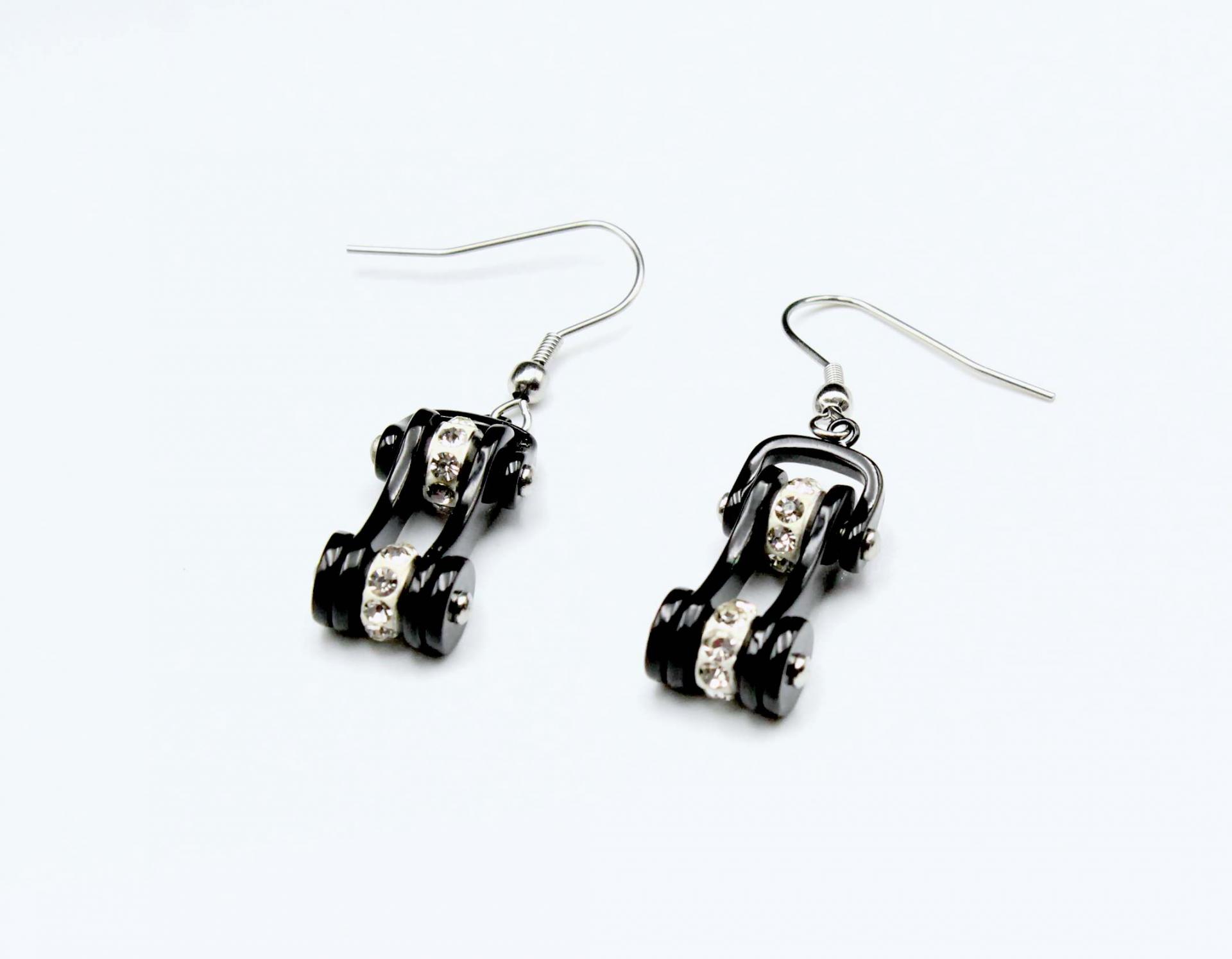 Motorcycle Chain Earrings