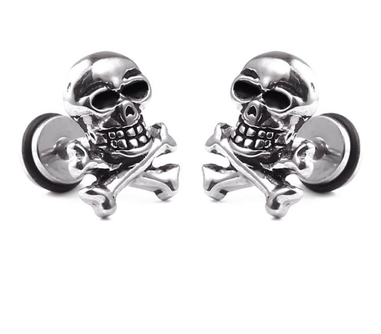 Skull & Crossbone Spooky Labrets